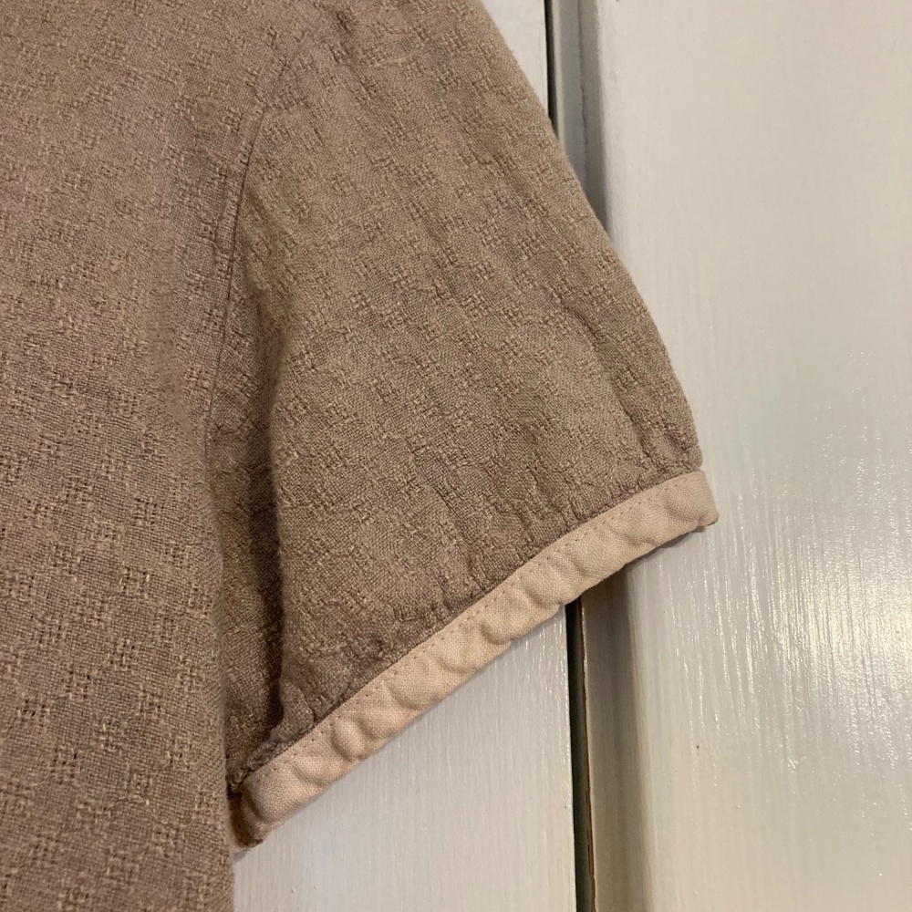Gorgeous Vintage Aly Wear 100% Linen Top Sz S - Picture 9 of 10